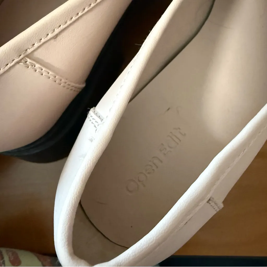 Open‎ Edit Ellie Chunky Lug Sole Loafer Blush Powder Pink Chain Detail Academia - Image 8