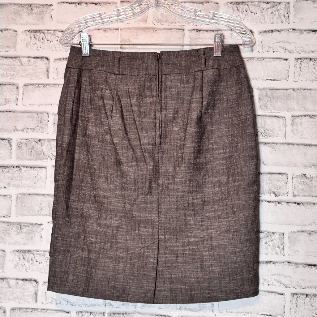 Iz‎ Byer Brown Knee-Length Pencil Skirt for Work size 9 - Image 4