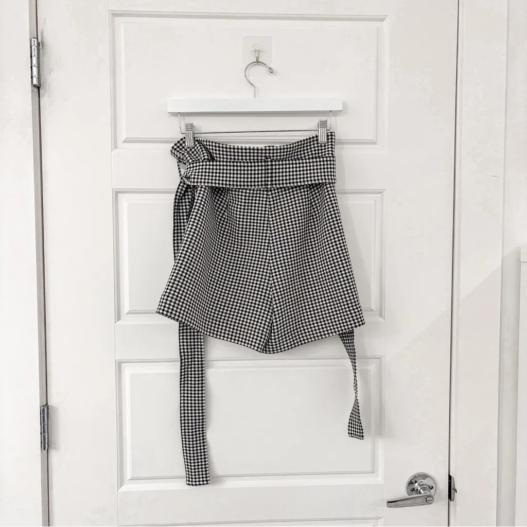 Aritzia Wilfred Set Little Cropped Gingham Jacket Shorts - Image 13