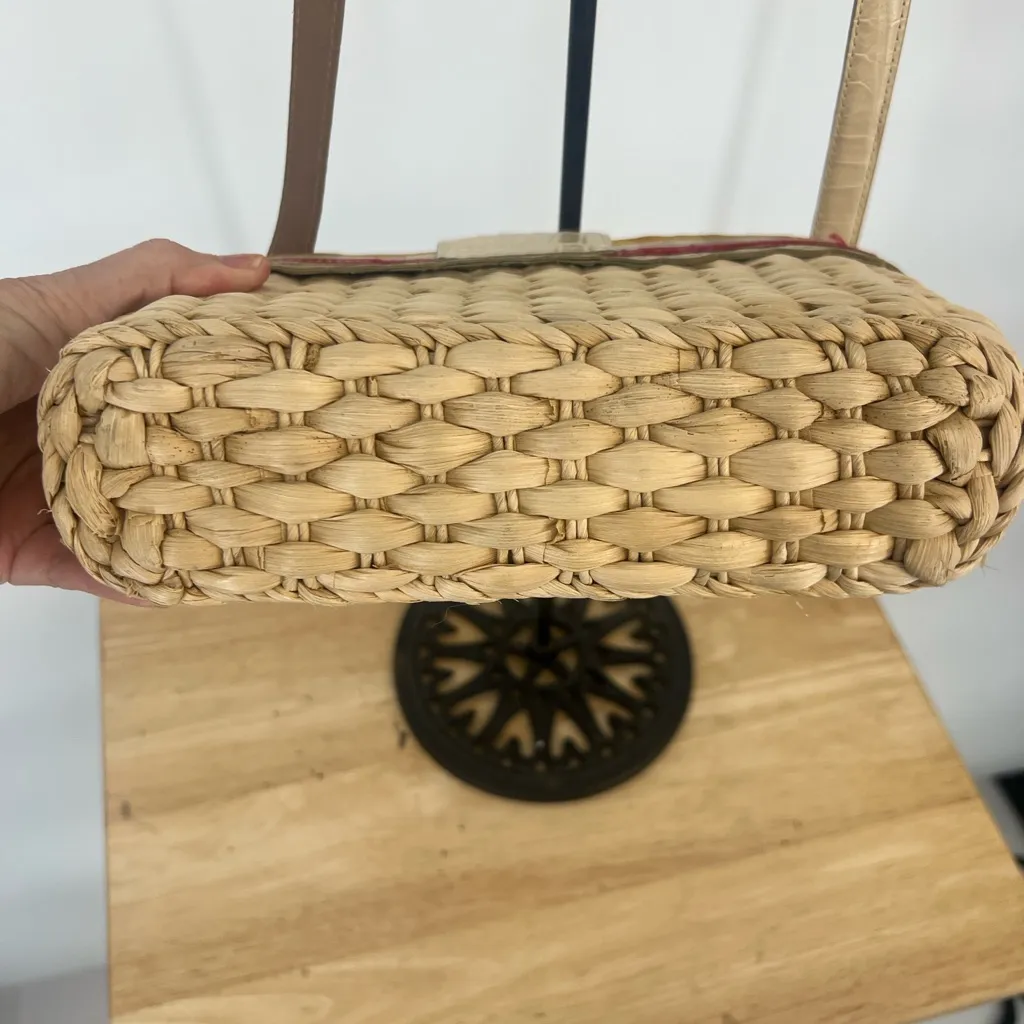 Brighton Vintage  straw handbag - Image 7