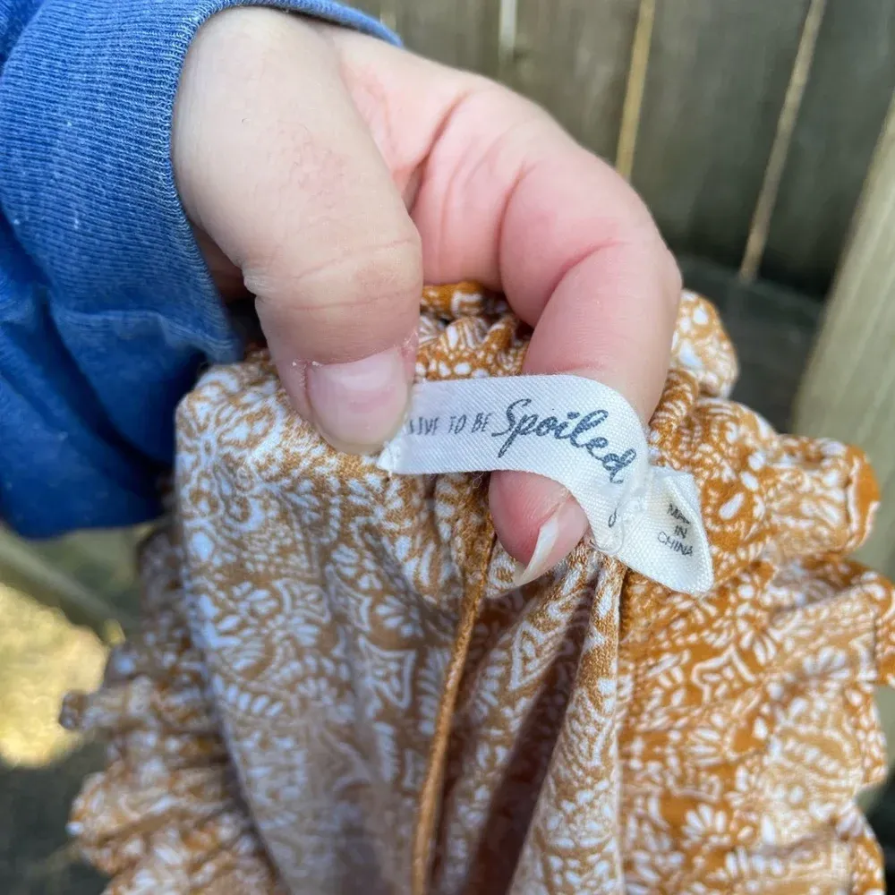 LIVE TO BE SPOILED FLORAL BOHO PAPERBAG PANTS - Image 3