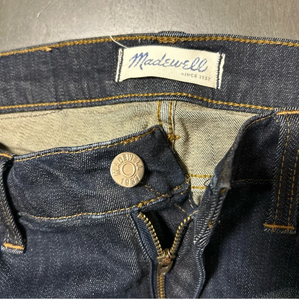 Madewell Jeans Women Size 26 Blue Indigo Alley Straight 31 Inch Inseam Preppy - Image 3
