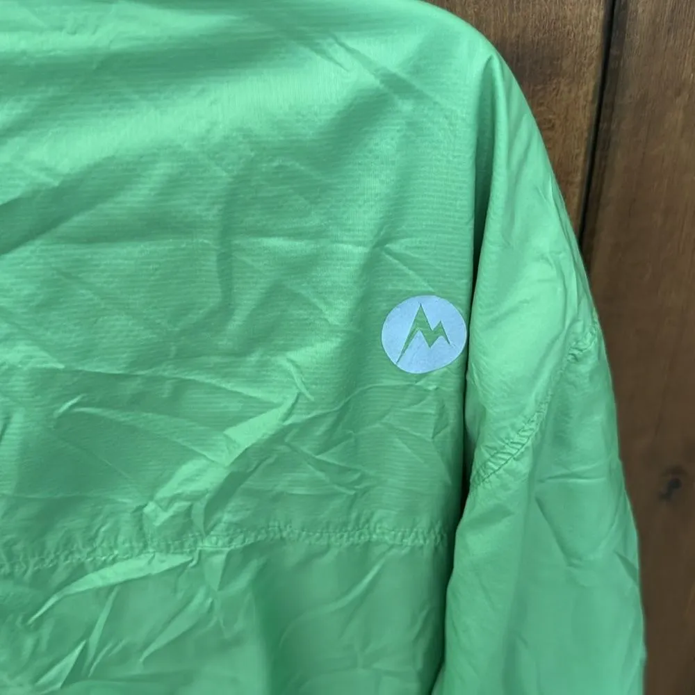 Marmot Green Lined Windbreaker Lightweight Water-Resistant Jacket, Size XL - Image 4