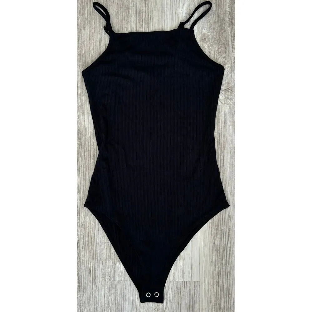 Wild Fable  | Women's Ribbed Knit Solid Sleeveless Bodysuit | NWT | XS - Image 2