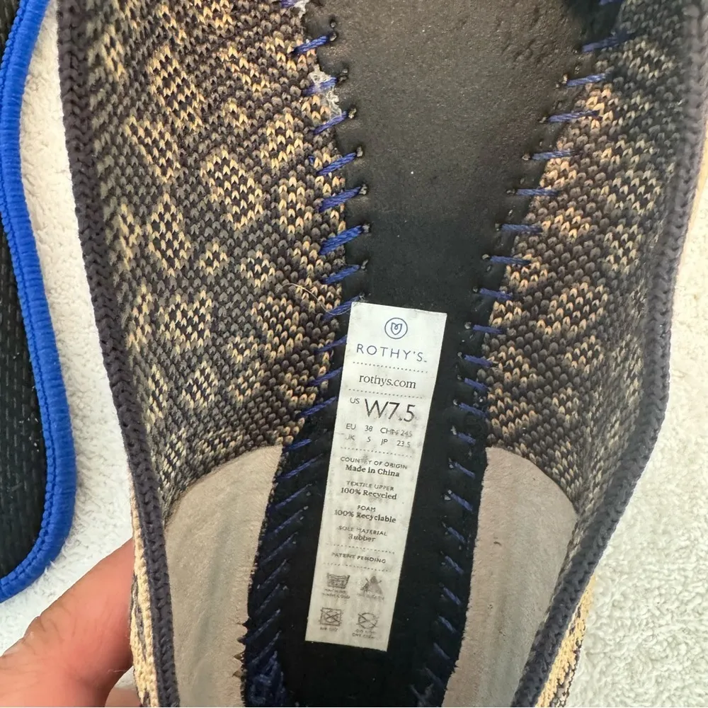 Rothy’s The Flat Round Toe Shoes in Retired Cheetah Print size 7/5 - Image 9