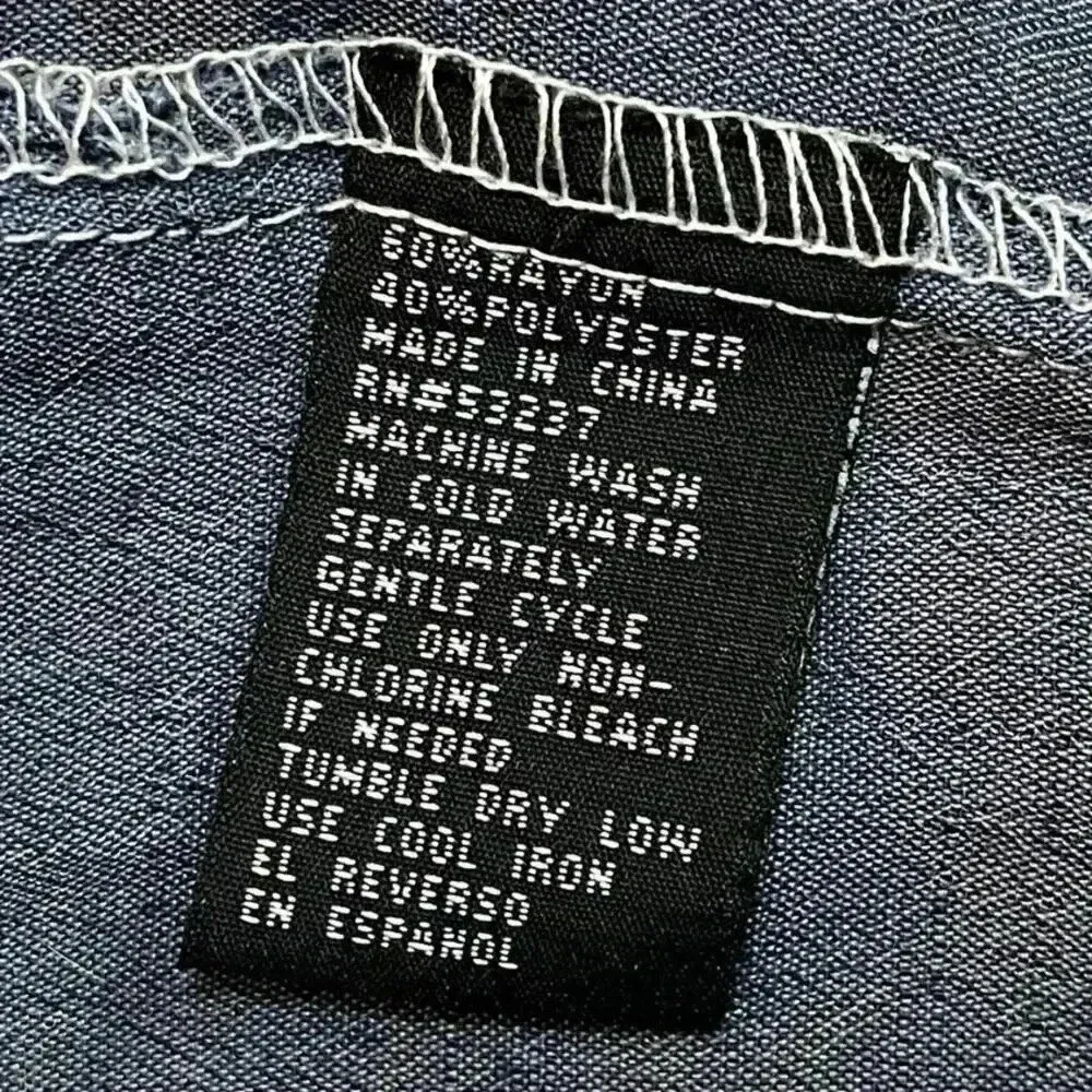 Unique spectrum Unique‎ Spectrum Blue Long Sleeve Top Small - Image 6