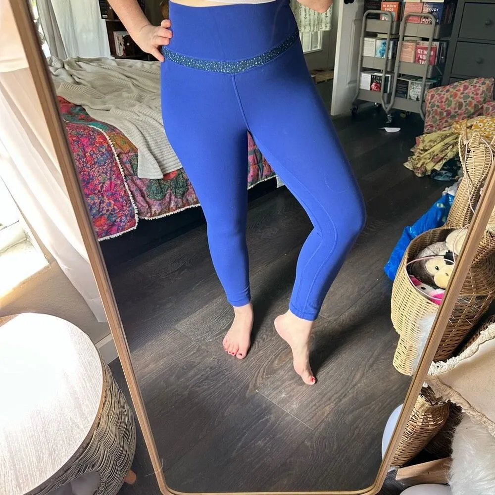 Lululemon Women’s 4 Sapphire Blue Original Align Cropped Pants - Image 2