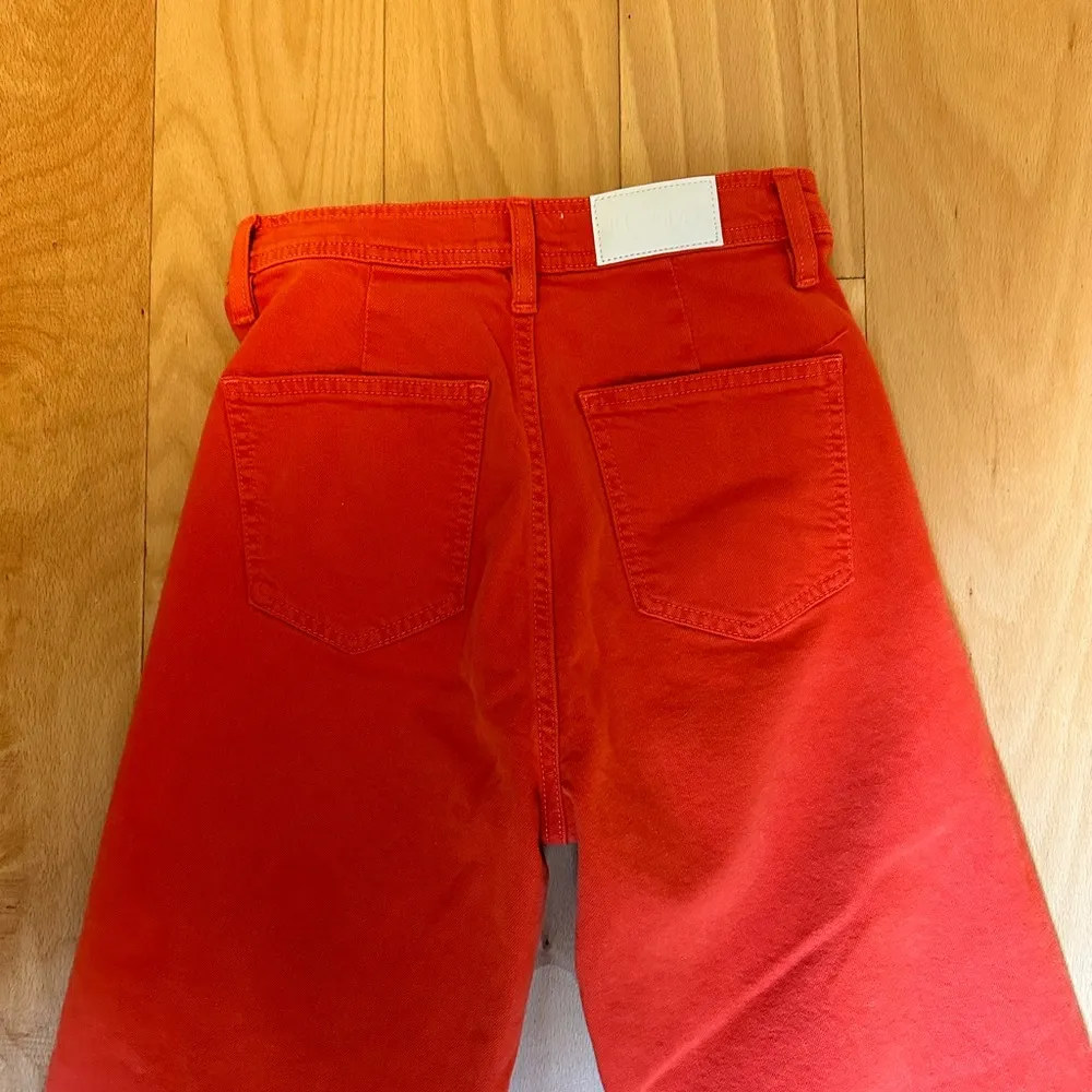 PISTOLA PENNY HIGH RISE WIDE LEG CROP - BLOOD ORANGE Size 25 - Image 11