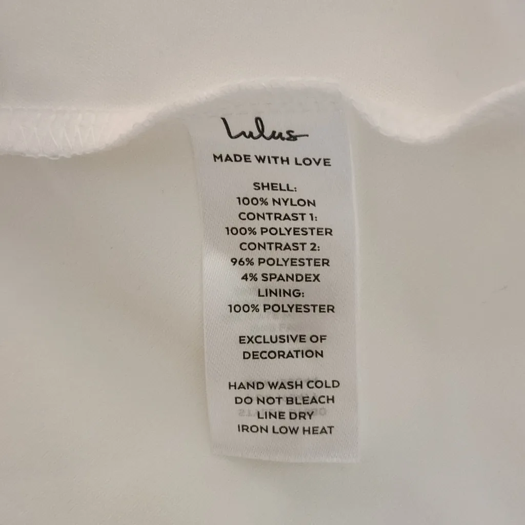 Lulus White Lace Bustier Off the Shoulder Wedding Dress Size XL NWT - Image 11