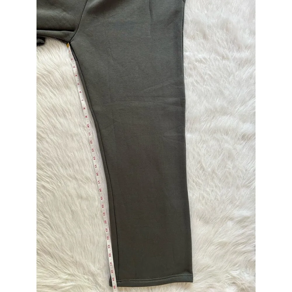 PrettyLittleThing Charcoal Logo Badge Straight Leg Sweatpants Size Large - NWT - Image 12