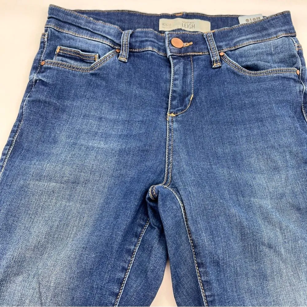 TopShop Women's Moto Leigh Skinny Leg Mid Rise Dark Wash Size W26 to Fit L32 - Image 11