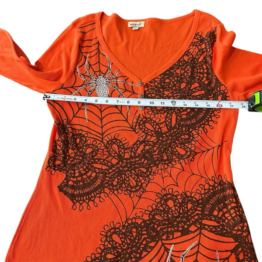 Oneworld‎ ladies halloween spider orange sleeve size large EUC - Image 3