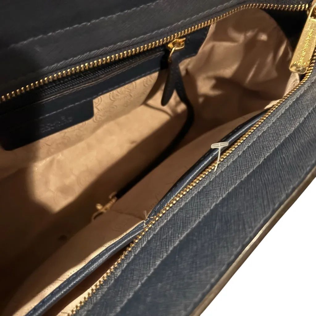 Michael Kors Selma  satchel Shoulder navy blue  Bag - Image 4