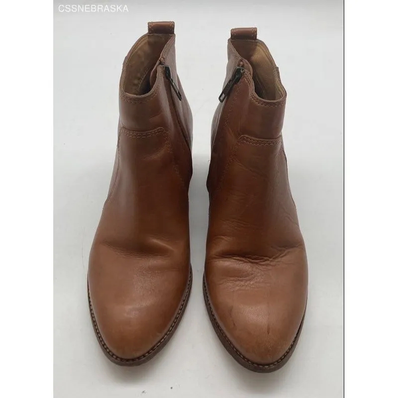 Madewell Women's  Brown Leather Booties - Size‎ 8 - Image 2