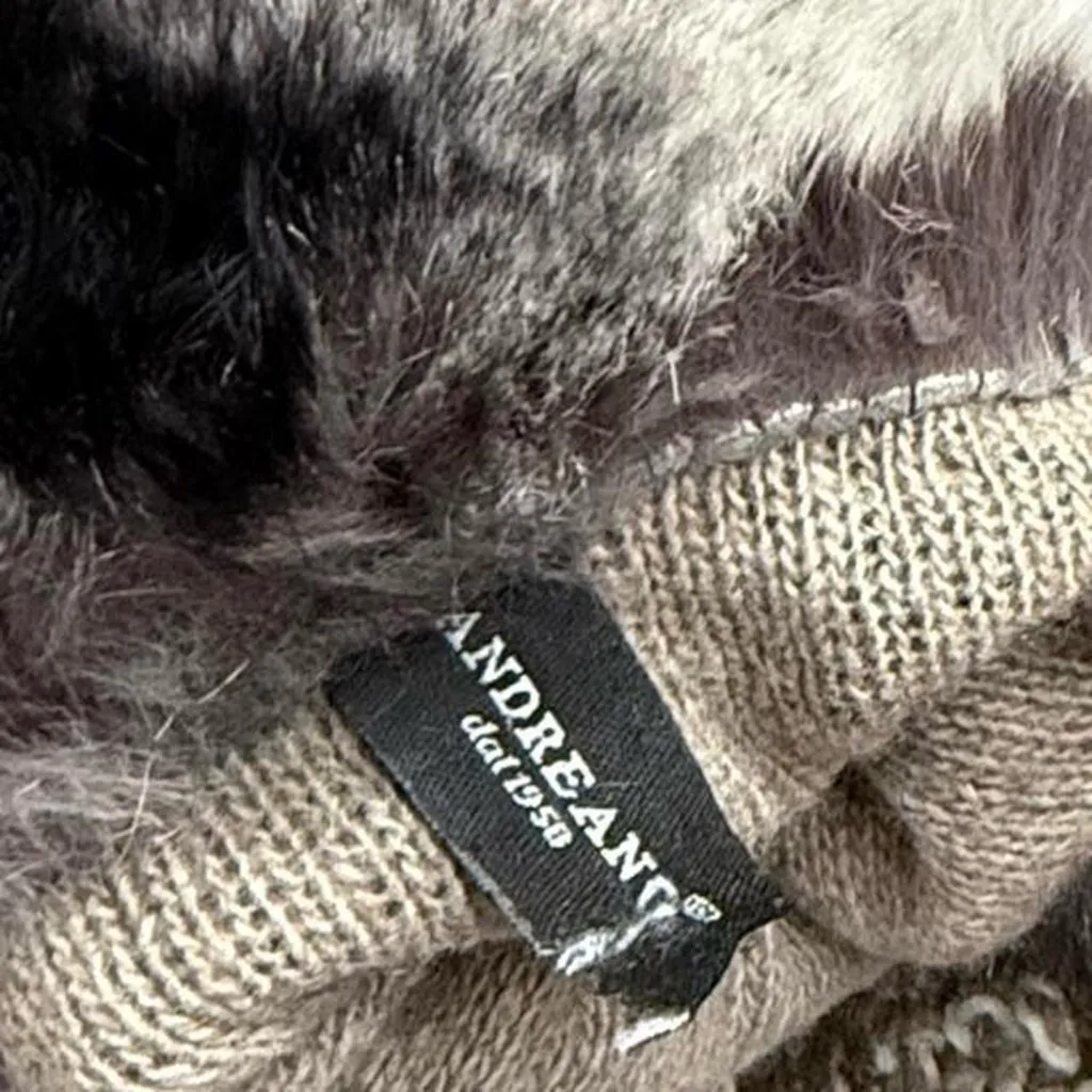 vintage 50s Cashmere Gloves Black - Image 7