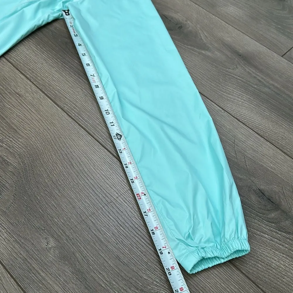 Peter Millar Element Wind 1/4 Zip‎ Golf Pullover Windbreaker Teal Size Small - Image 9