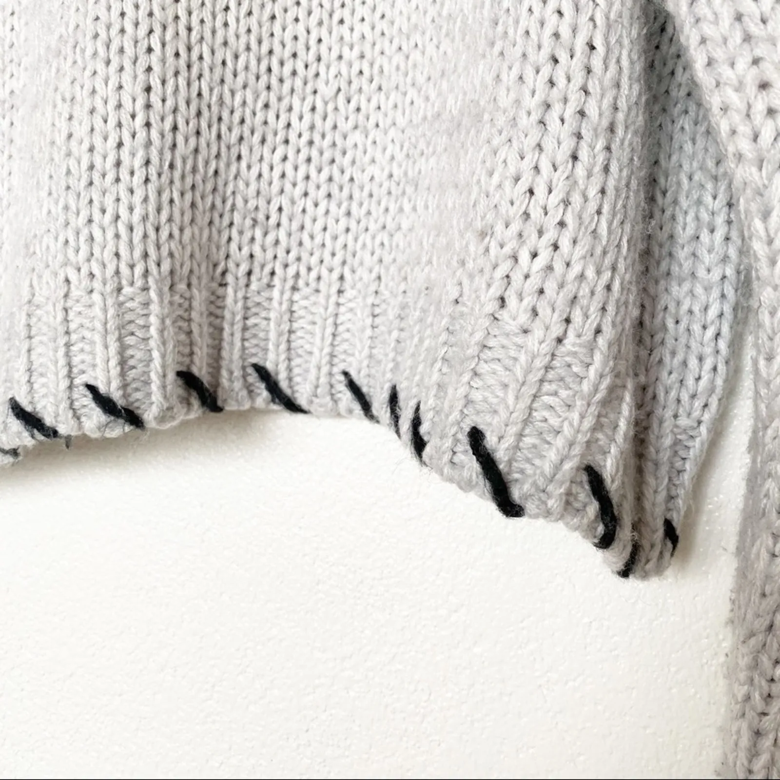 Melrose and Market Scoopneck Knit Sweater Size Small - Image 6