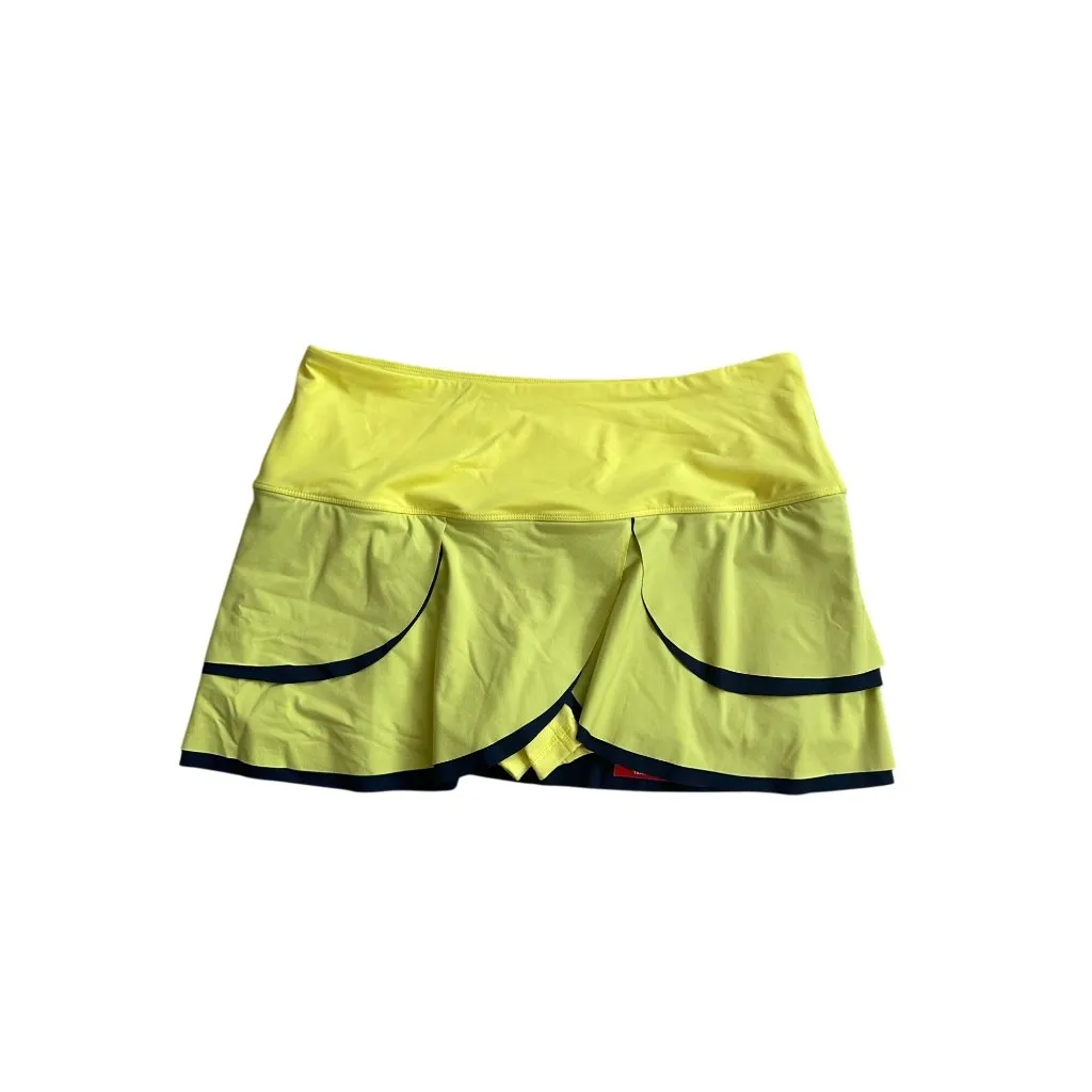 FILA Alley Yellow Scallop Tennis Pickleball Skort Size Large NEW NWT - Image 7