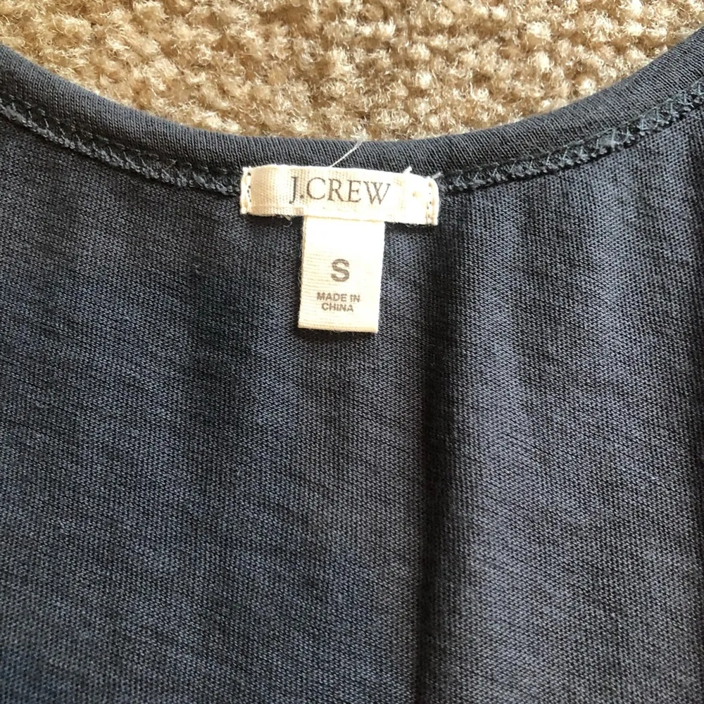 J Crew Tank with Flower appliqués - Image 2