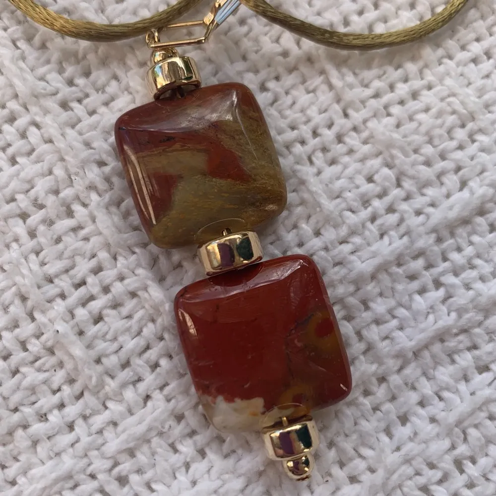 Jewelry Red odalite pendant necklace necklace - Image 6