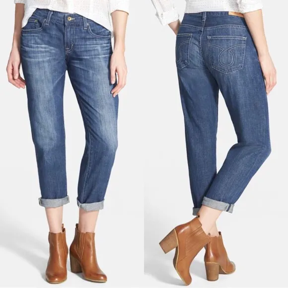 NWT Big Star Women's 23x24 Billie Slouchy Skinny Low Rise Boyfriend Rolled Hem - Image 2