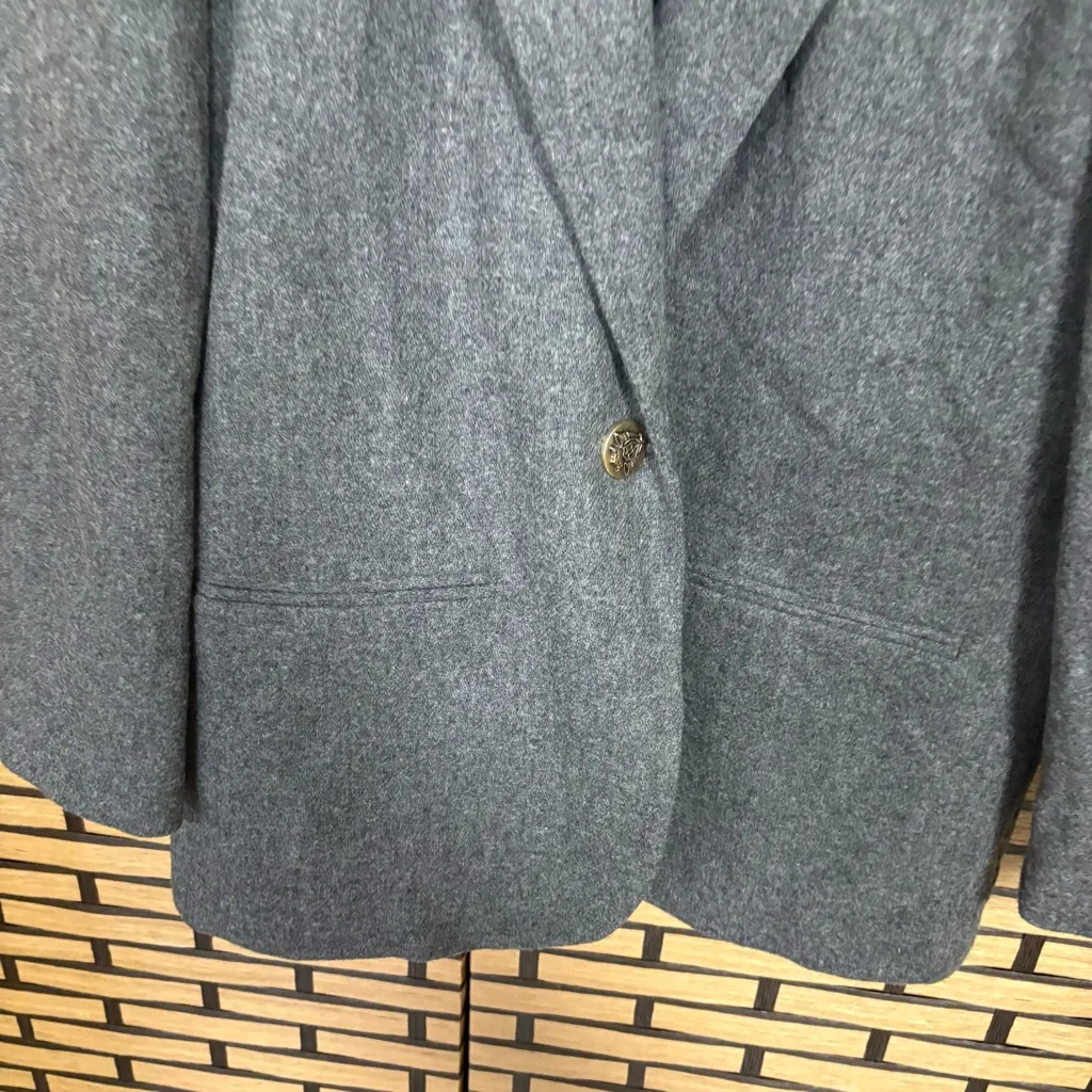 Sag Harbor Gray Wool‎ Blazer Size 10 - Image 3