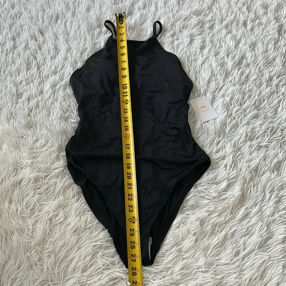 Andie Swim Women’s the Asbury one piece swimsuit in black size Small - Image 6