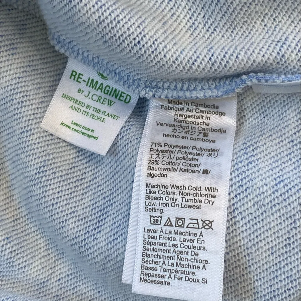 J. Crew Light Blue Crewneck Sweater - Image 5