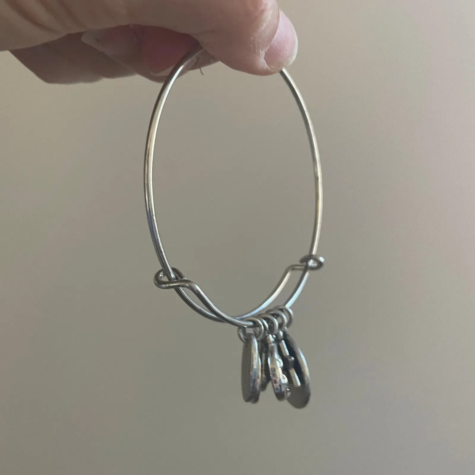 Constellation Charm Bangle‎ Bracelet Moon Zodiac Celestial Jewelry Silver Y2K - Image 2