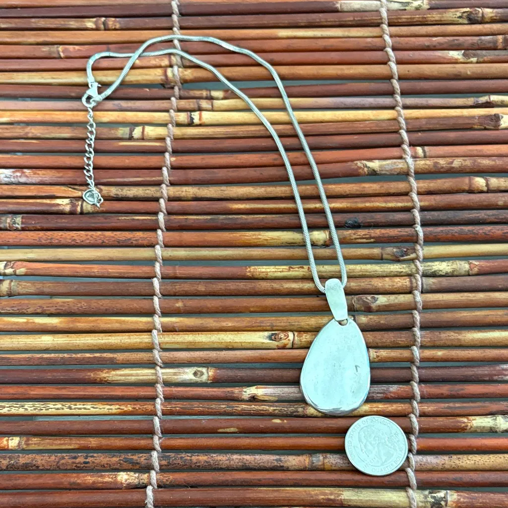 Silpada Sterling Silver Teardrop Necklace 18”-20” - Image 5