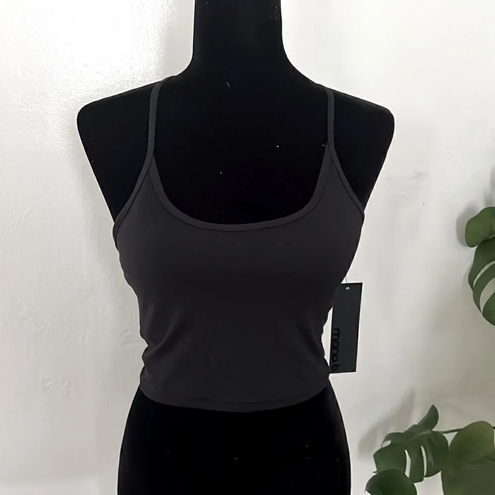 Momo B crop top NWT Black Size M - Image 2