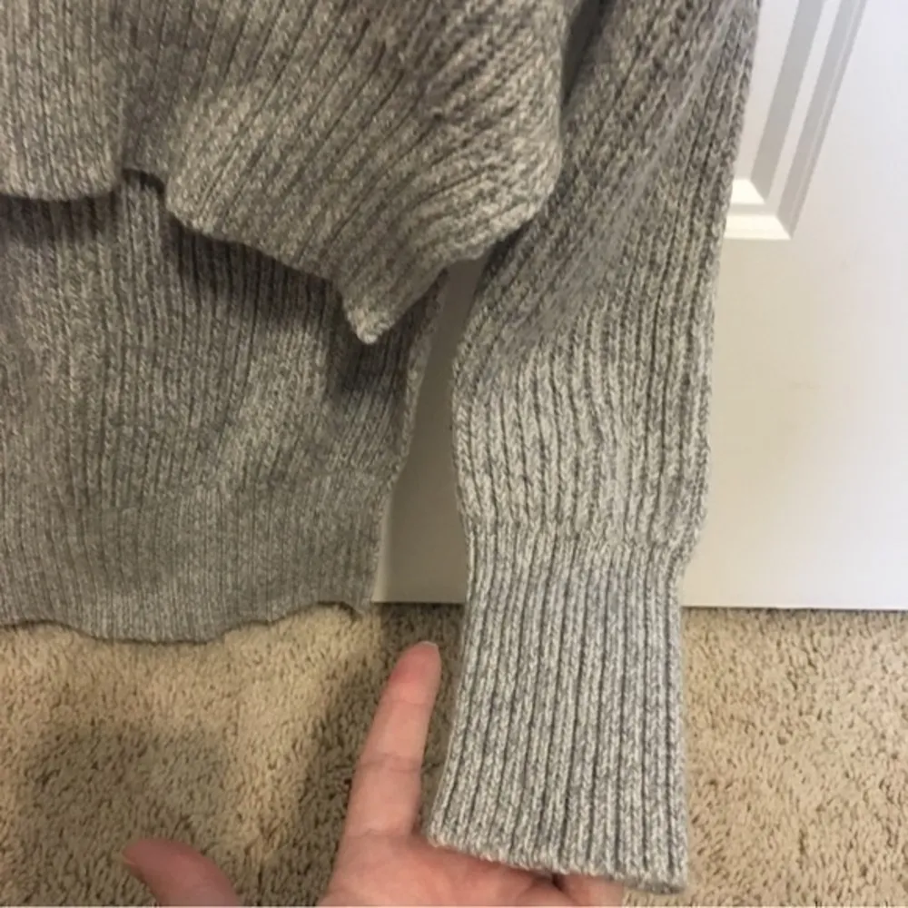 Wilfred Free gray wool sweater woman’s size xxsmall - Image 4