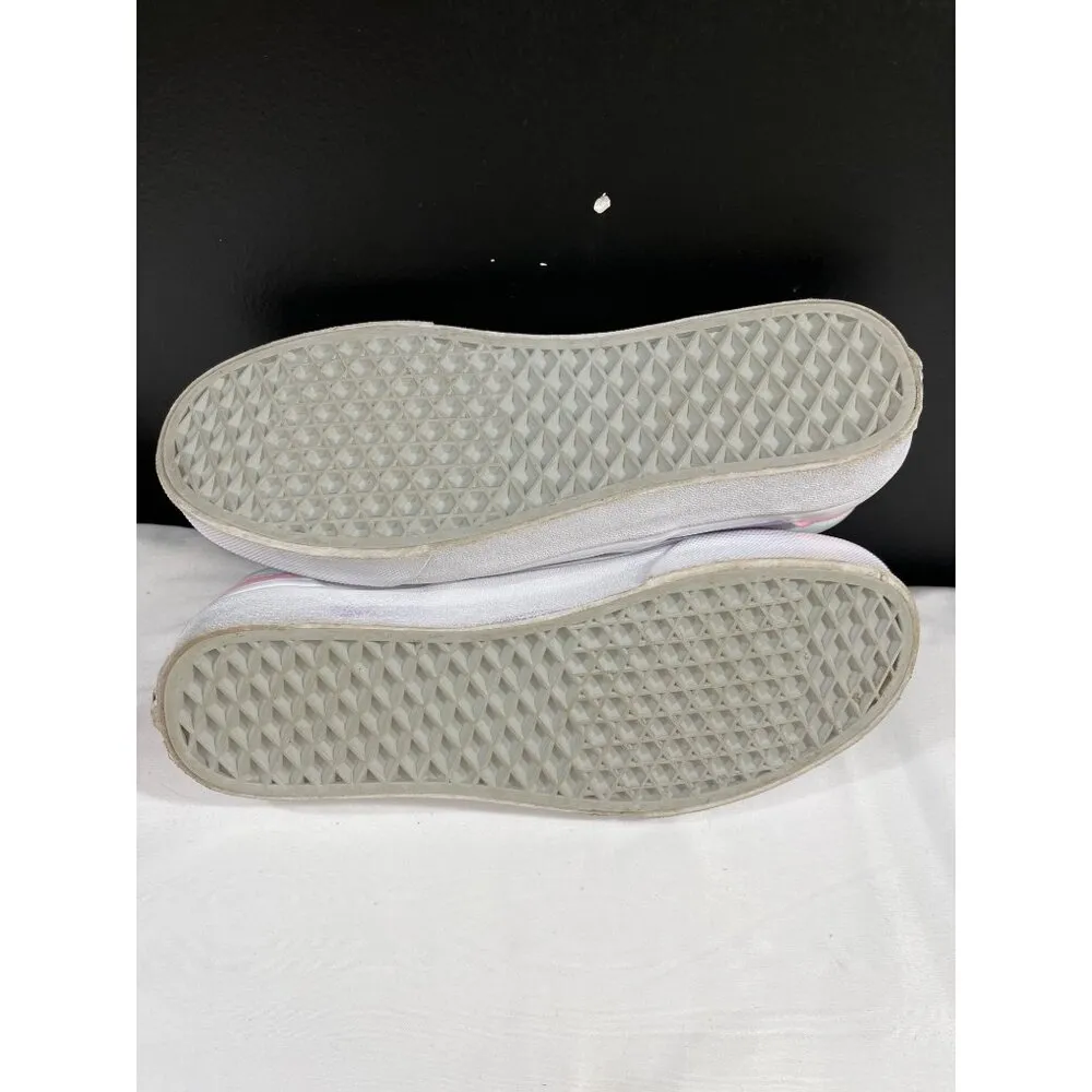 Vans Unisex Pink Hand Drawn Slip-on Sneakers Size M7 & W8.5 SKU 6082 - Image 5