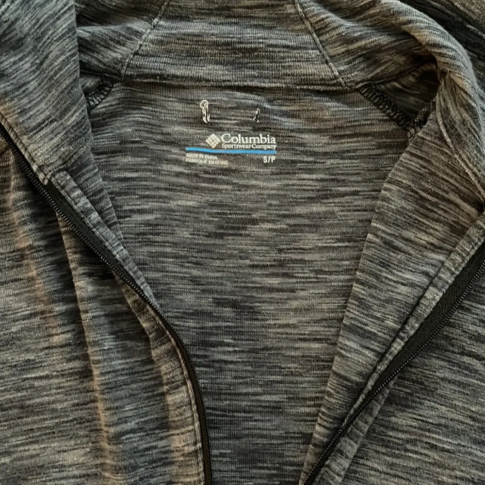 Columbia 1/2 Zip Pullover Heather Gray. Size-S - Image 2