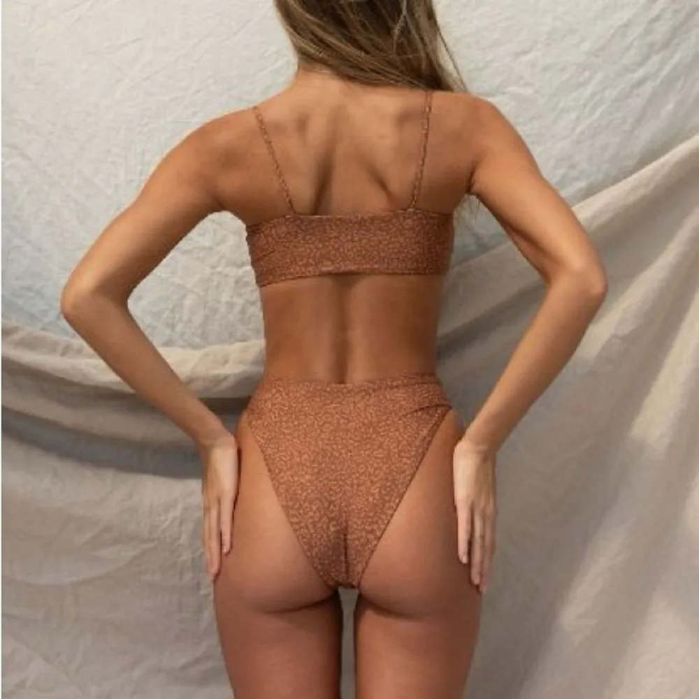 STONE FOX x FREE PEOPLE Bliss Bikini Top In Wild Cat - Image 3