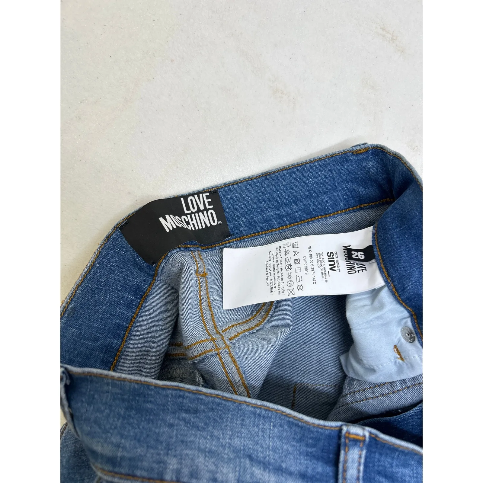 Love Moschino Women's Leisure Trousers Maxi Flare Fit 5-Pocket Pants NWOT - Image 6