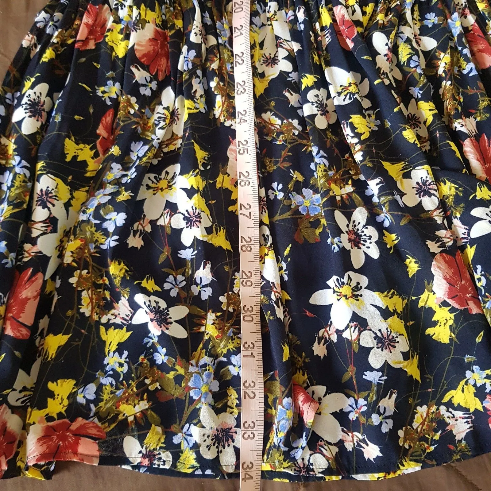 Banana Republic Womens Dress Size XS  Floral Boho Bohemian Garden Party Festival - Image 12