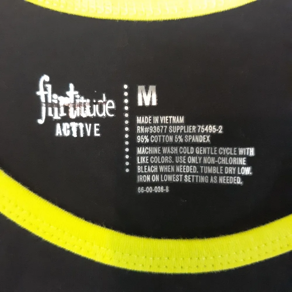 NWT Flirtitude Women's Athletic Tank Top - Image 3