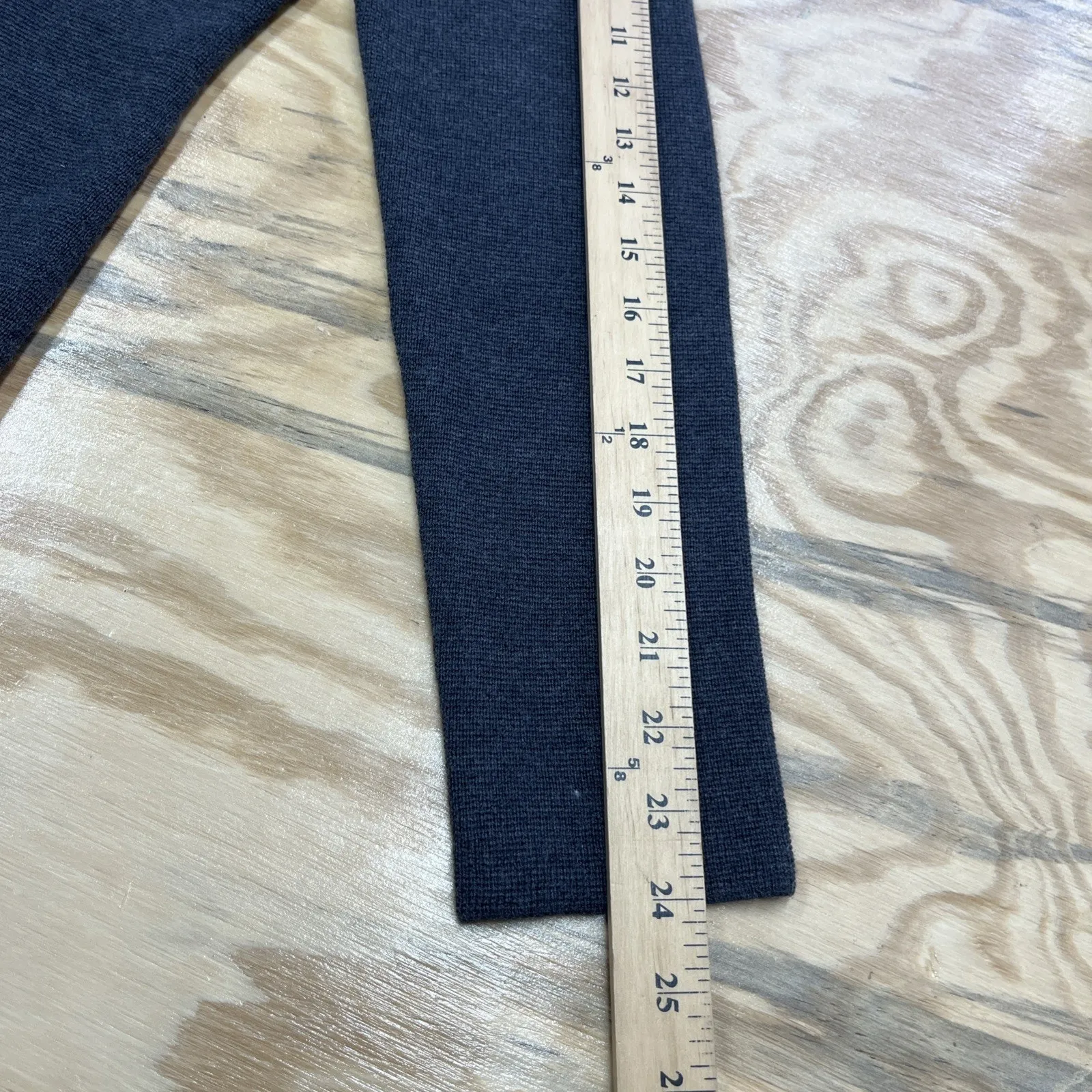 Doncaster Women’s Wool Open Front Cardigan Gray Size Medium Capsule Chic - Image 12