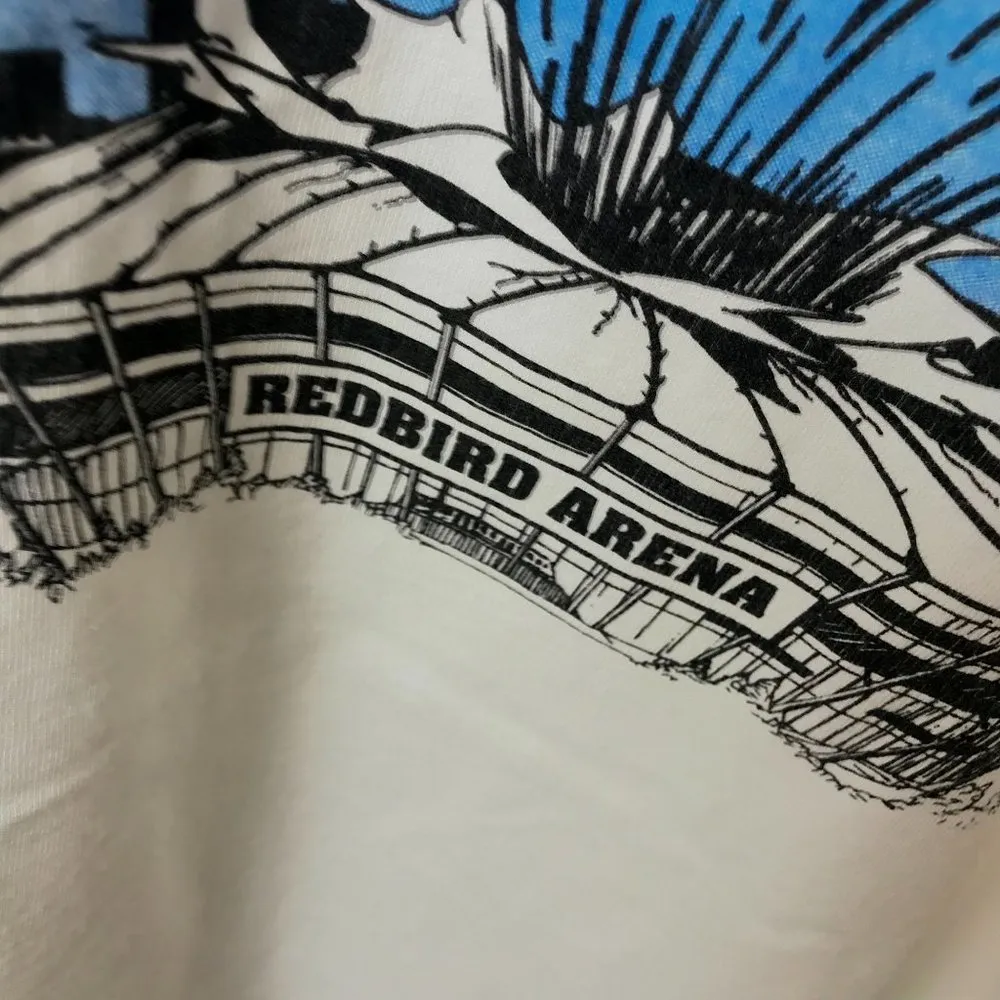 1997 98 Vintage Carthage Bluegirls Are Hardware Hungry T Shirt 90s White XL Logo - Image 10