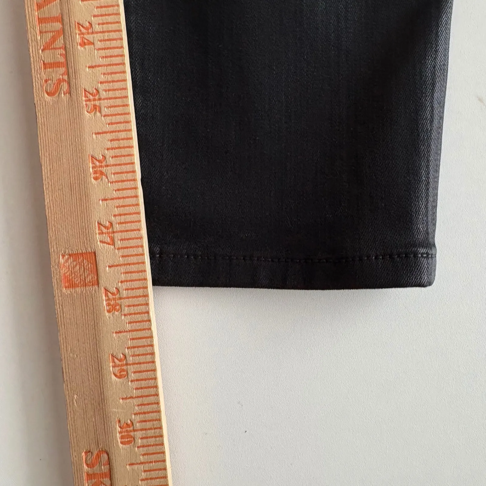 JOE'S JEANS BEX SC15968 Black Coated Skinny Jeans Women's Size 30 - Image 7