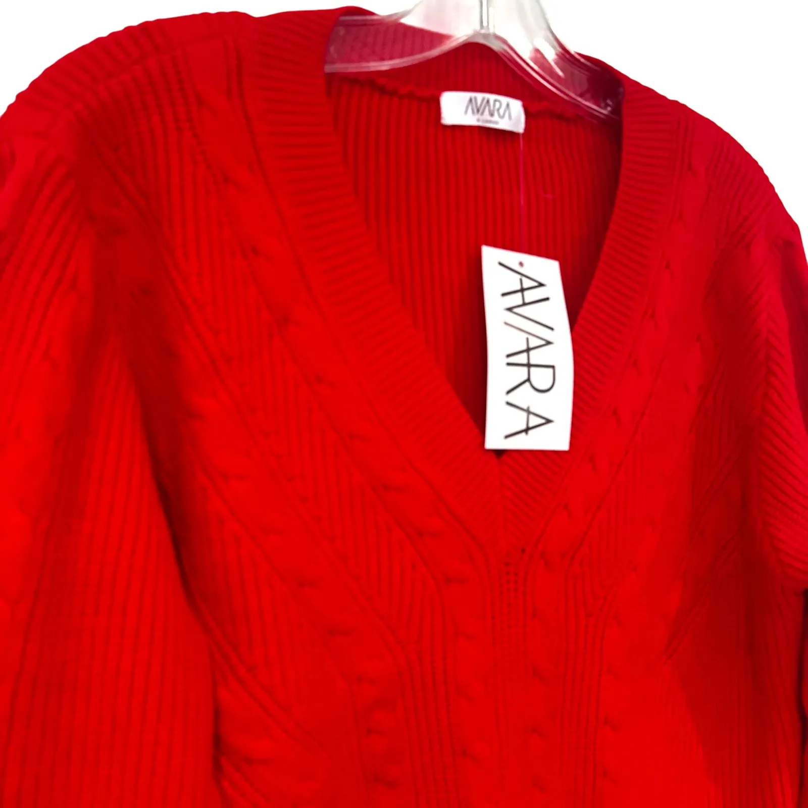 Avara Meagan Chucky‎ Cable Knit V - Image 2