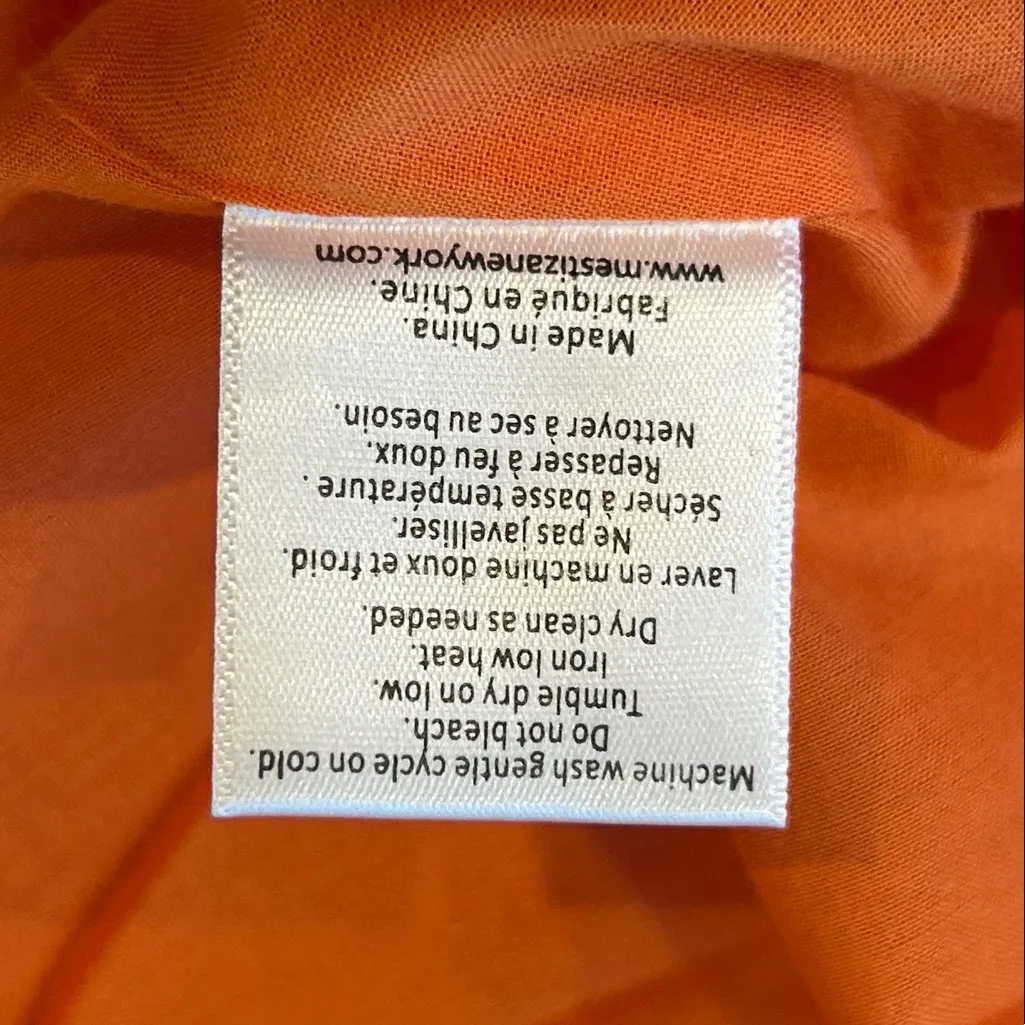 Mestiza NY Carmen Flare Sleeve Bow Mini Dress Linen Sun - Image 16