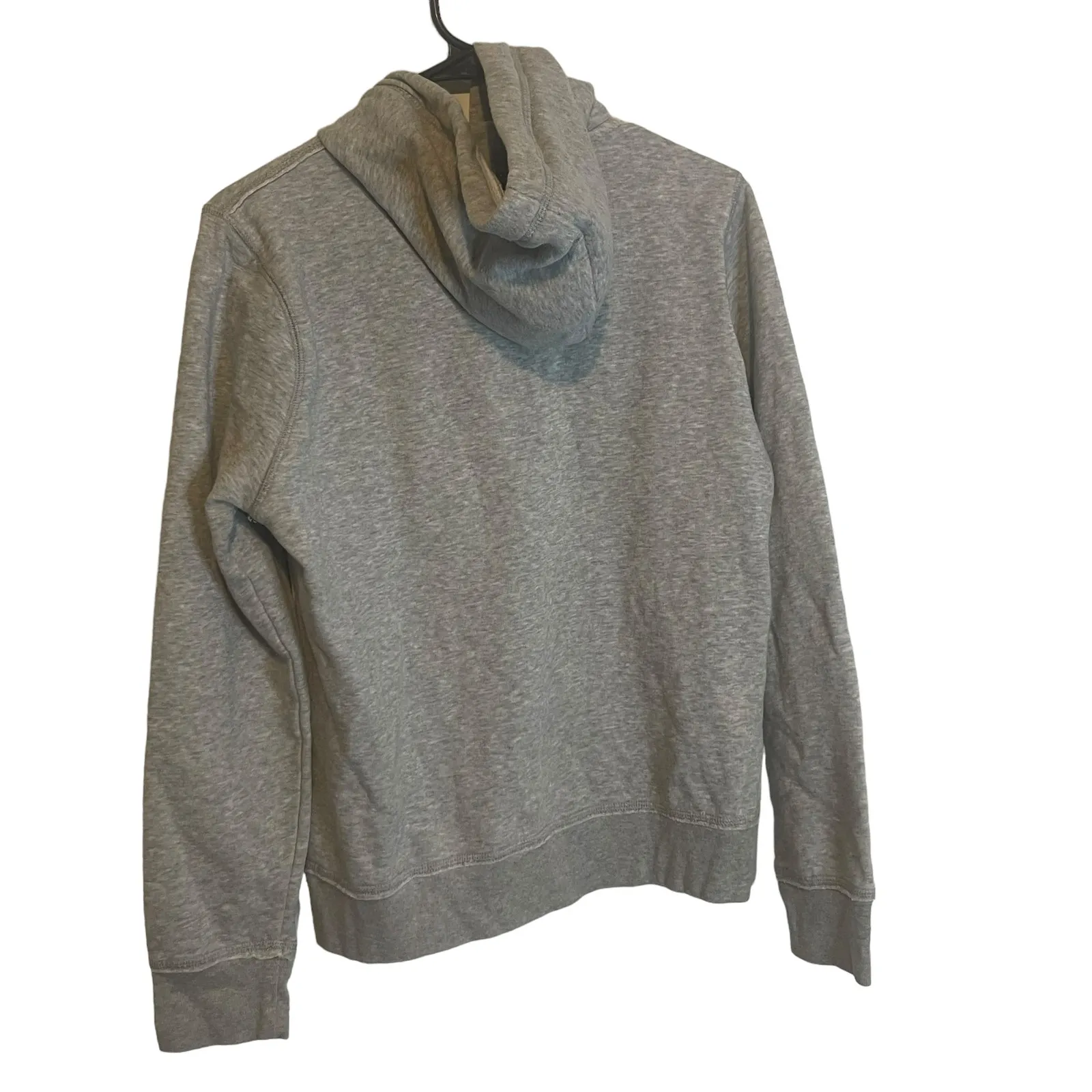 Aeropostale‎ Women's Size Large Grey Pink Logo Hooded Full Zip Up Sweater - Image 5