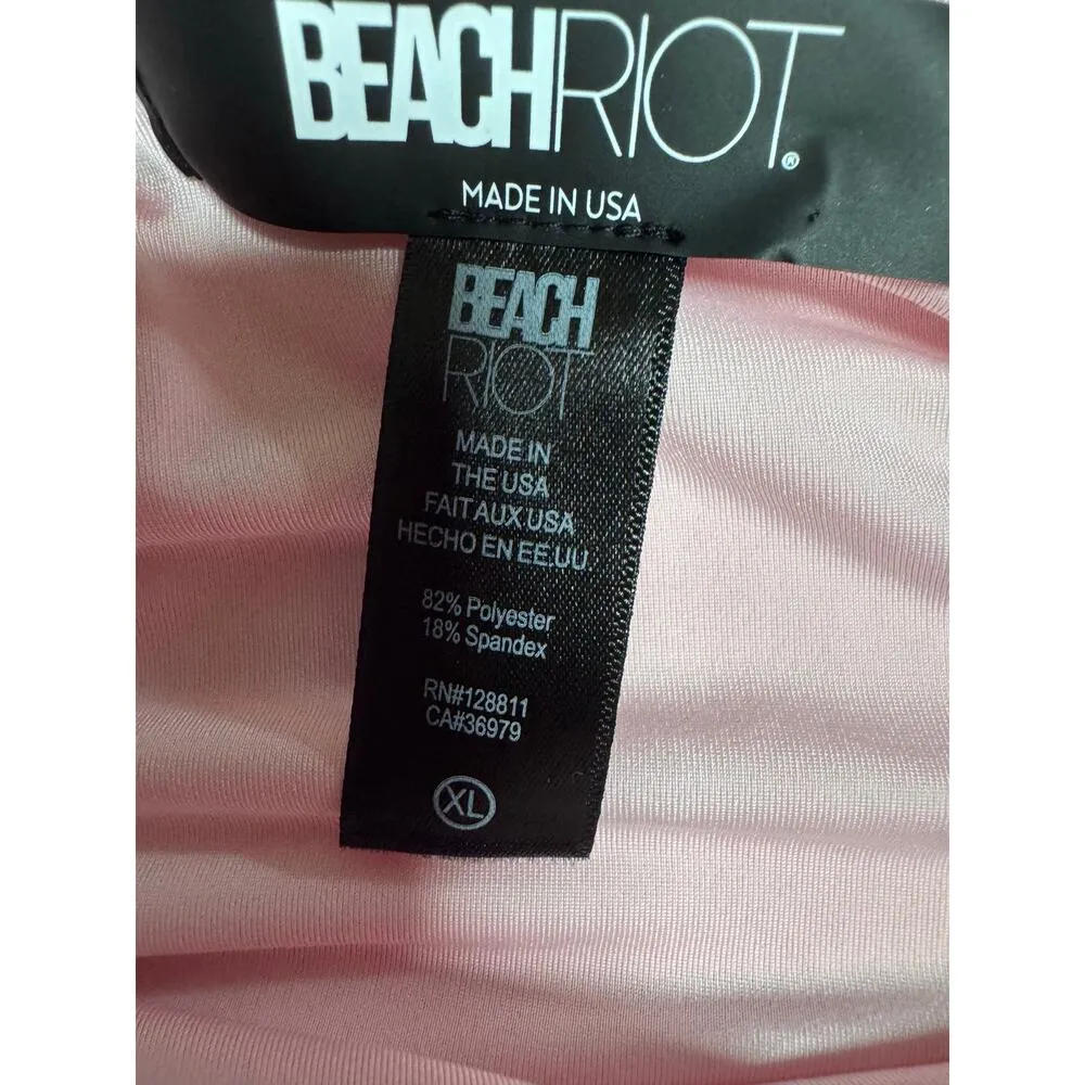 BEACH RIOT Sydney One Piece women’s one piece bathing suit Prism Pink - XL - New - Image 7