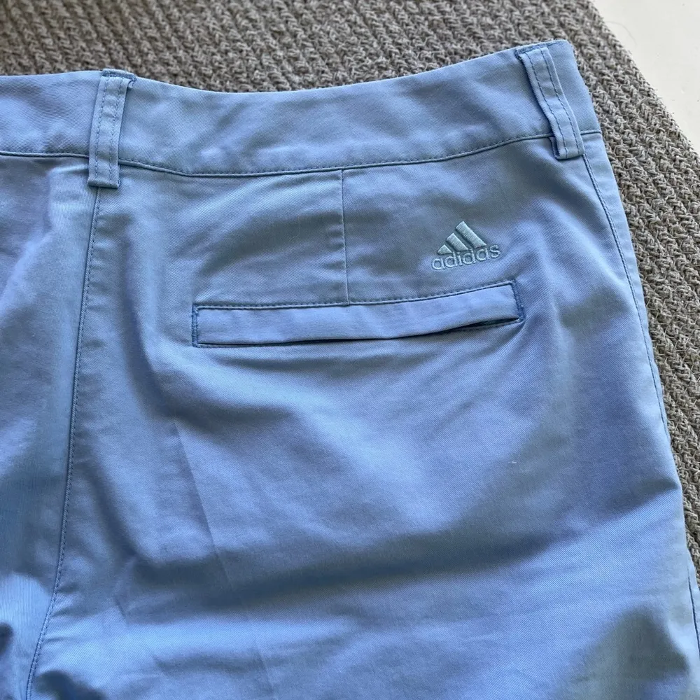 Adidas Ultimate Club 7” Stretch Bermuda Golf Shorts Powder Blue Size 8 - Image 8