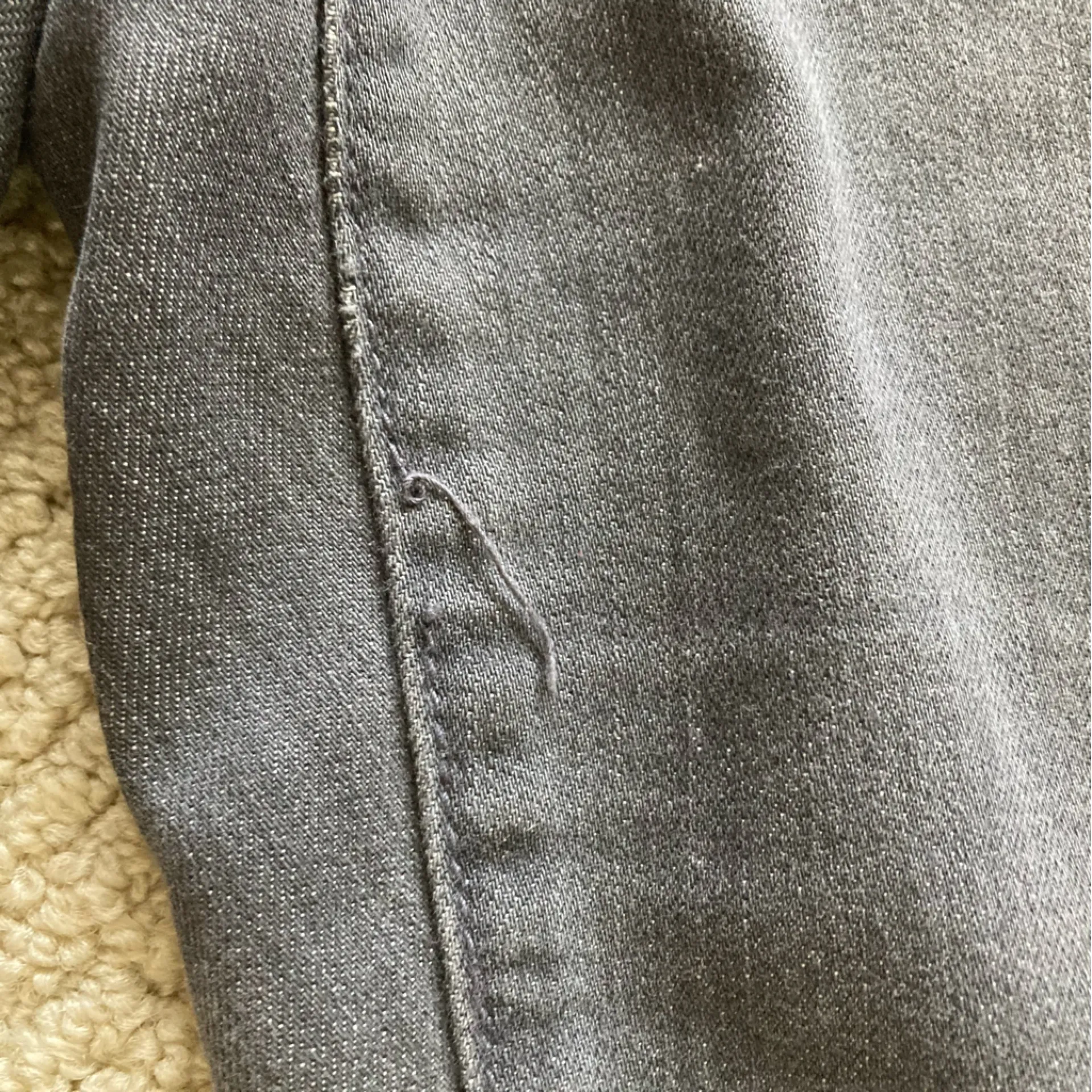 Banana Republic Dark Grey Skinny Jeans Pants Size 29 Stretch Premium Denim EUC - Image 6