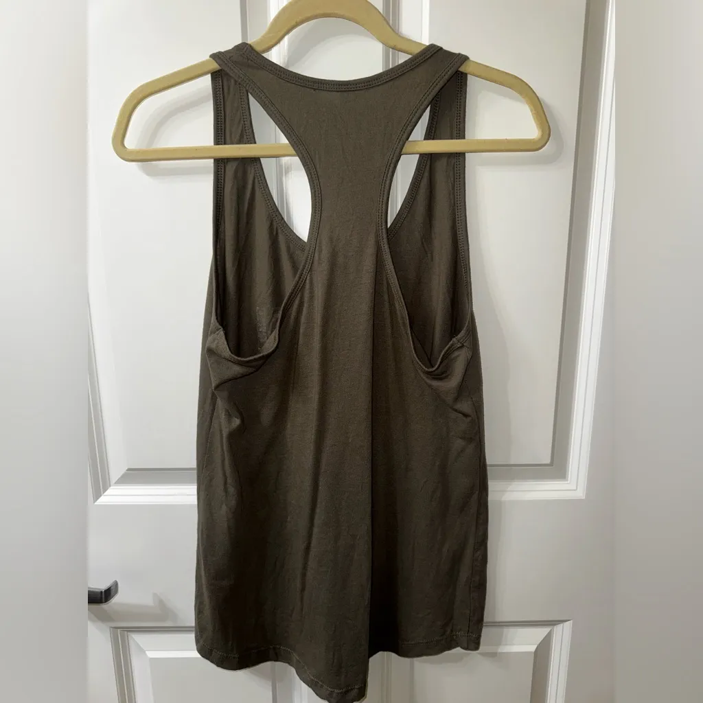 “Hey Yall” Gray Tank Top Red Size XL - Image 2