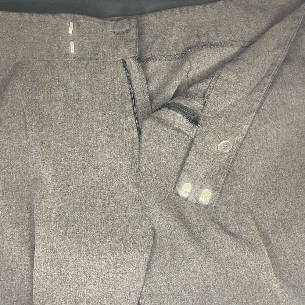 Briggs Trousers Dress Pants Women's 14p 34X25 Petite Light Weight Stretch Gray - Image 3