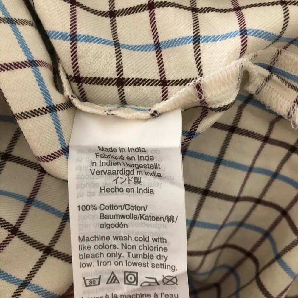 Madewell Oversized Ex Boyfriend Plaid Cotton Button Down Shirt NEW - Image 8